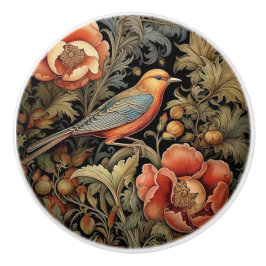 Deurknop - Art Nouveau Vogelontwerp Keramische Knop