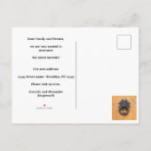 deurknop die we verplaatst hebben aankondigingskaart (Achterkant)