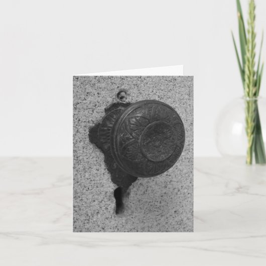 Deurknop - Note Kaart (Voorkant)