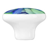 Deurknop van zeeglazen - keramisch deken voor stra keramische knop (Zijkant)