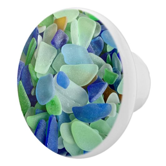 Deurknop van zeeglazen - keramisch deken voor stra keramische knop (Rechts)