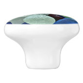 Deurknop van zeeglazen - keramisch deken voor stra keramische knop (Zijkant)