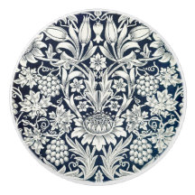 Deurknoppen - Blauw Wit Zonnebloem en Wijnstokken