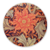 Deurknoppen - Marigold William Morris Design Keramische Knop (Voorkant)