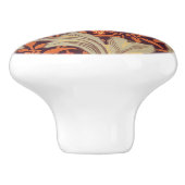 Deurknoppen - Marigold William Morris Design Keramische Knop (Zijkant)