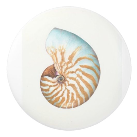 deurknoppen: Nautilus Keramische Knop (Voorkant)