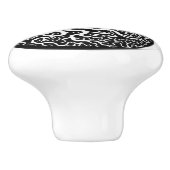 deurknoppen: Yin yang Keramische Knop (Zijkant)