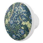 Deurknoppen - Zeewier en bloemontwerp Keramische Knop (Rechts)