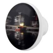 Deurkruk, abstracte foto, boten keramische knop (Rechts)