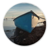 Deurkruk, foto van een boot keramische knop (Voorkant)