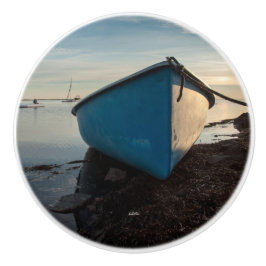 Deurkruk, foto van een boot keramische knop