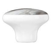 deurkruk, foto van een lieveheersbeestje keramische knop (Zijkant)