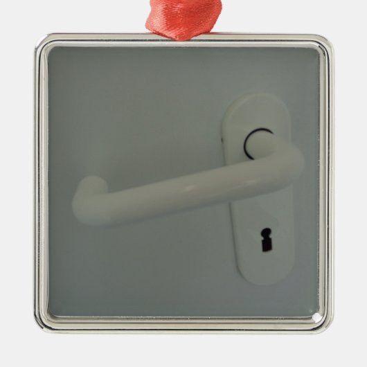 deurkruk metalen ornament (Voorkant)