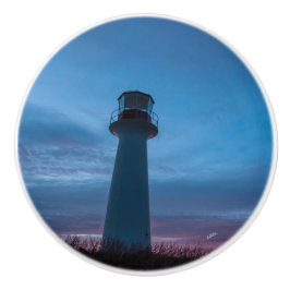 Deurkruk, vuurtoren keramische knop