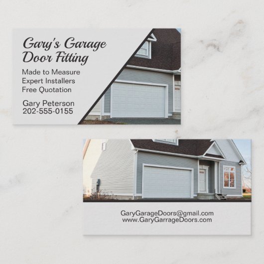 Deurmachine voor rolluiken visitekaartje (Voorkant / Achterkant)