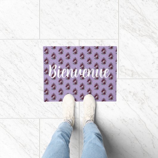 Deurmat Boeket Viooltjes (Binnen)