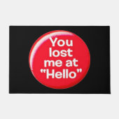 Deurmat Grappig citaat dat je me kwijt bent (Voorkant)