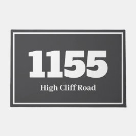 Deurmat-House Appartement of Werkplek Grijs Deurmat