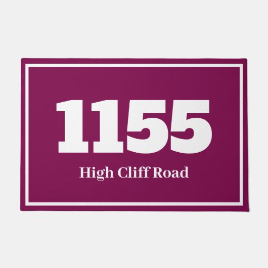 Deurmat-House Appartement of Werkplek Wijn Deurmat (Voorkant)