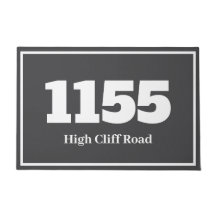 Deurmat-Huis Flat Appartement of Werkplek Grijs