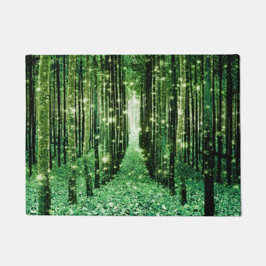 Deurmat Magisch Woud Groen Mysterie (Voorkant)