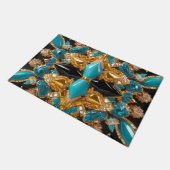 Deurmat met Bahamas Kleuren ontwerp (Schuin)