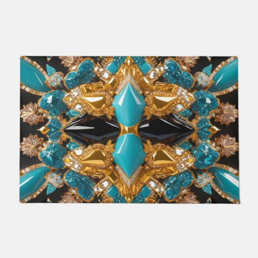 Deurmat met Bahamas Kleuren ontwerp