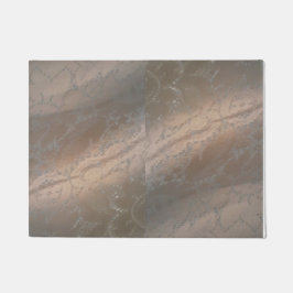 Deurmat met Beige Swirl Design