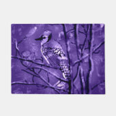 Deurmat met Blue Jay Abstract Art Design (Voorkant)