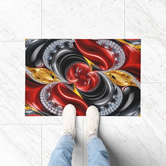 Deurmat met Duitsland Kleuren ontwerp (Binnen)