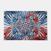 Deurmat met Frans Kleuren ontwerp (Voorkant)