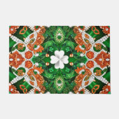 Deurmat met Iers Kleuren ontwerp (Voorkant)
