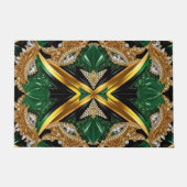 Deurmat met Jamaica Kleuren ontwerp (Voorkant)