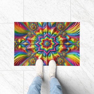 Deurmat met LGBTQ Kleuren ontwerp
