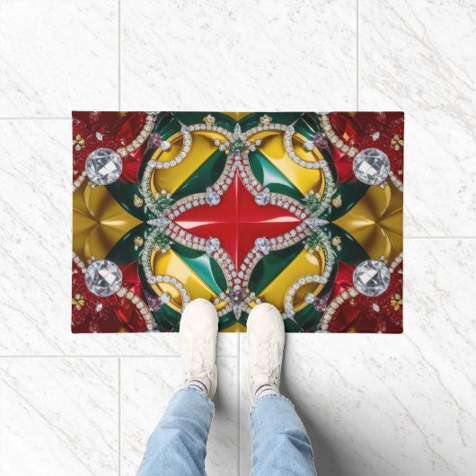 Deurmat met Los Angeles Kleuren ontwerp (Binnen)