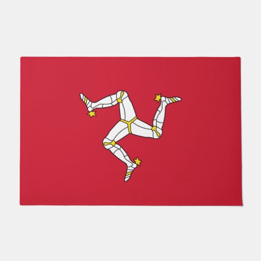 Deurmat met Man vlag, Verenigd Koninkrijk (Voorkant)