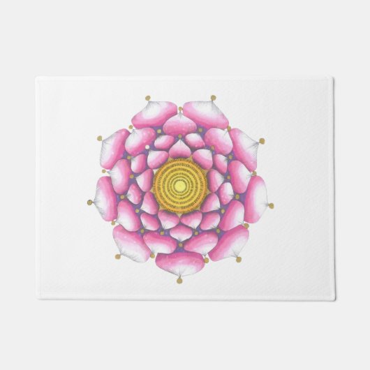 Deurmat met Mandala Design (Voorkant)