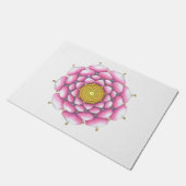 Deurmat met Mandala Design (Schuin)