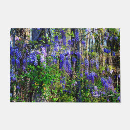 Deurmat met ontwerp van de Wisteria