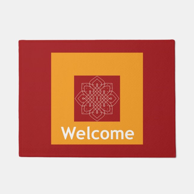 Deurmat met Rangoli (Voorkant)