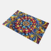 Deurmat met Roemeens Kleuren ontwerp (Schuin)