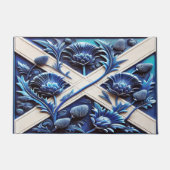 Deurmat met Scottish Thistles design (Voorkant)