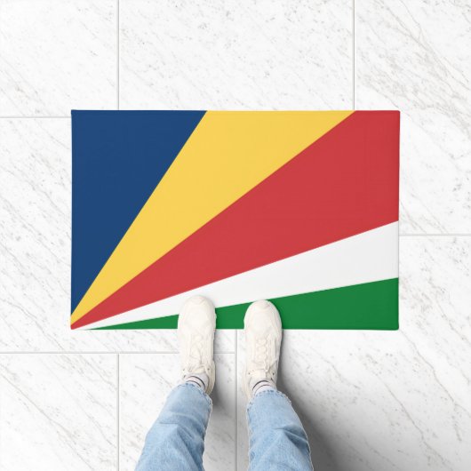 Deurmat met Seychellen Kleuren ontwerp (Binnen)