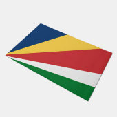 Deurmat met Seychellen Kleuren ontwerp (Schuin)
