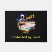 deurmat met Snitz van Bob's Saucer Repair (Voorkant)