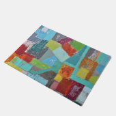 Deurmat met veel kleuren (Schuin)