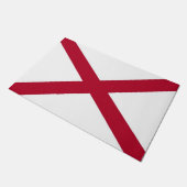 Deurmat met vlag van Alabama, Verenigde Staten (Schuin)