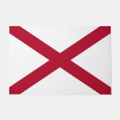 Deurmat met vlag van Alabama, Verenigde Staten (Voorkant)