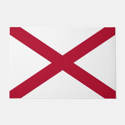Deurmat met vlag van Alabama, Verenigde Staten (Voorkant)