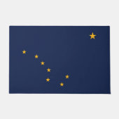 Deurmat met vlag van Alaska, Verenigde Staten (Voorkant)